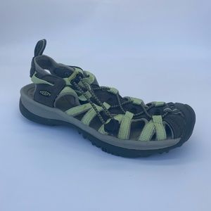 Keen Newport H2 Women’s Toe Protection Hiking Sandals Green Size 8.